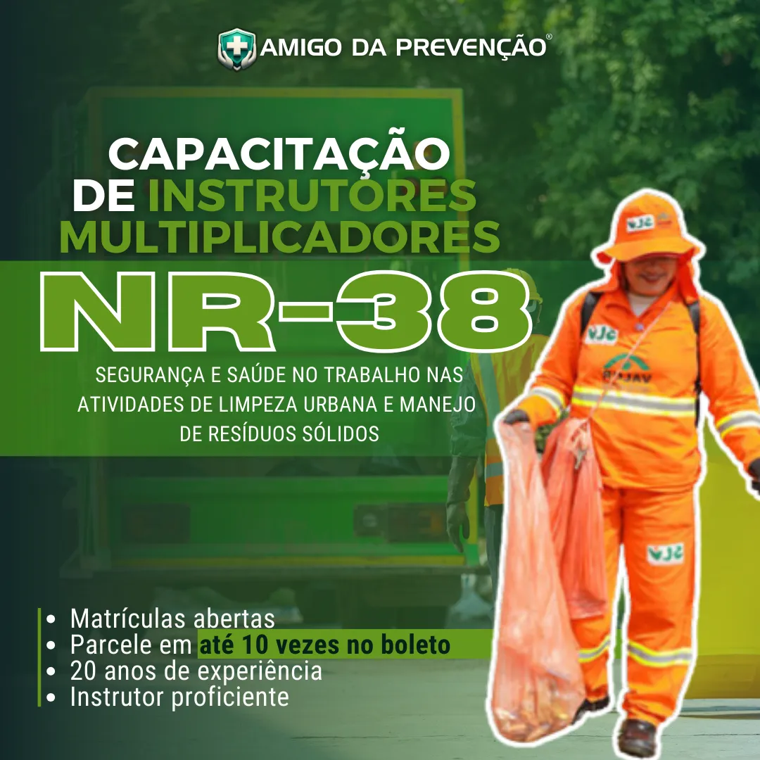 INSTRUTORES DE NR-38 COLETA DE RESÍDUOS SÓLIDOS