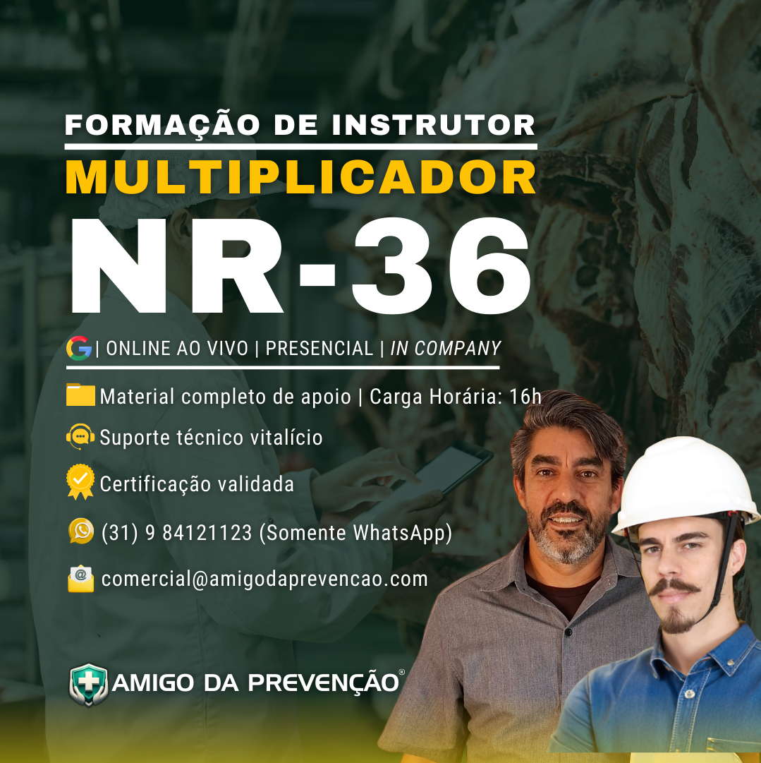 CAPACITAÇÃO DE INTSRUTORES DE NR-36