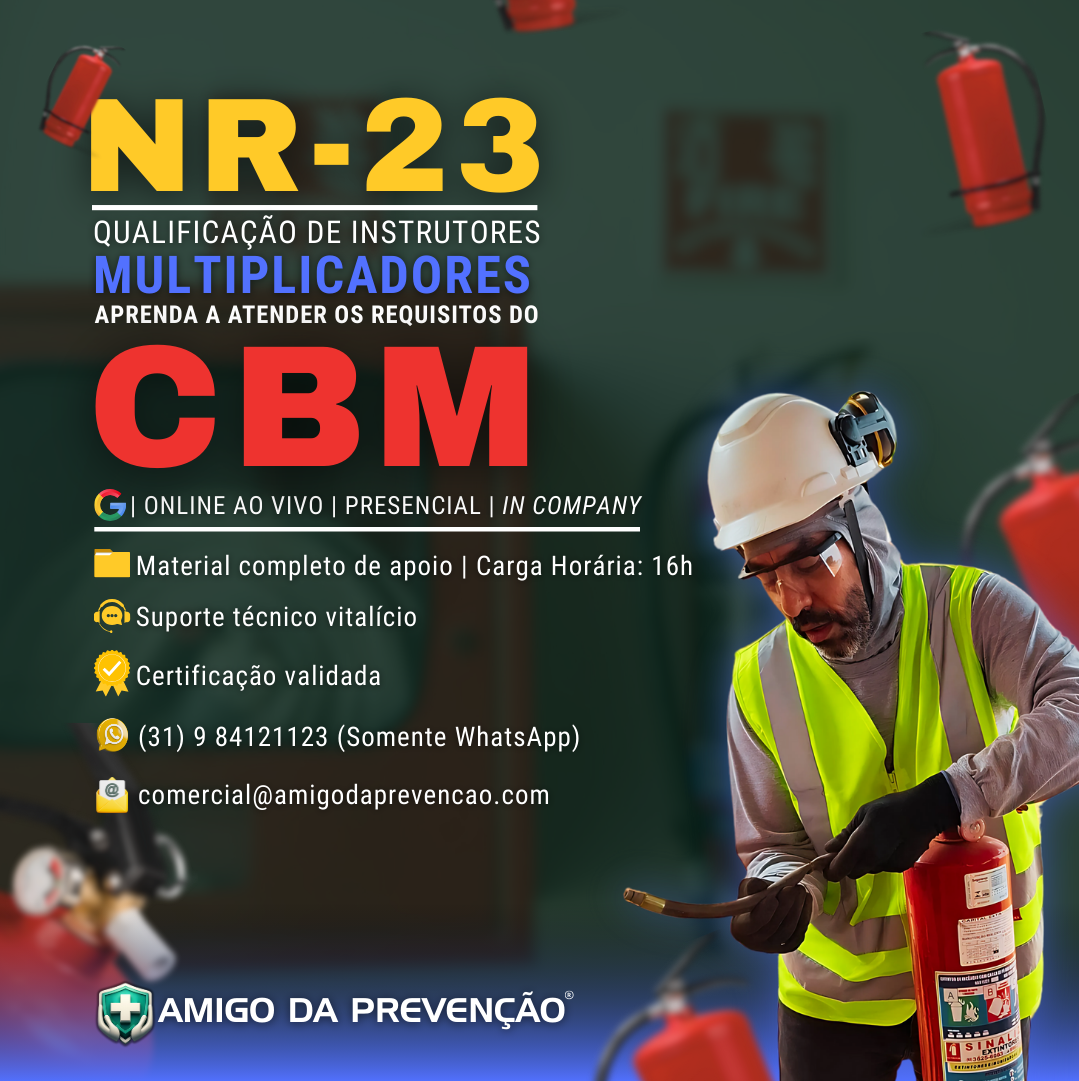 QUALIFICAÇÃO DE INSTRUTOR DE NR-23